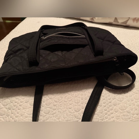 Vera Bradley Black Tote Bag - Picture 6 of 9